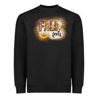 Black fall feels Heavyweight Sweatshirt - CowhideDigitalArt