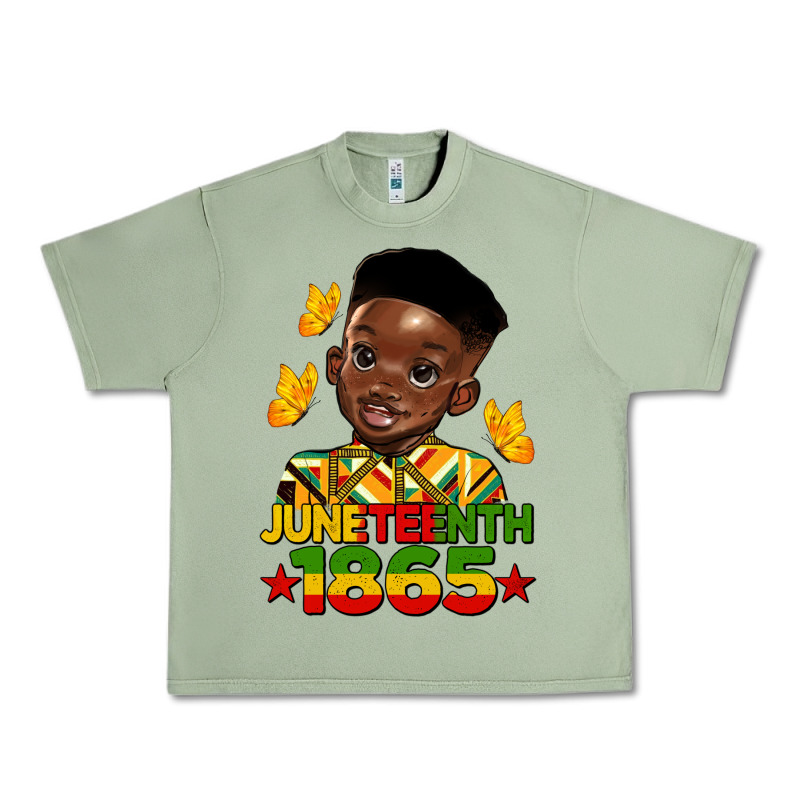 Juneteenth 1865 Black Boy Urban Heavy Tee by HRA Design Shop | Teevron