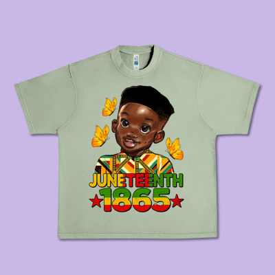 Juneteenth 1865 Black Boy Urban Heavy Tee Designed By Hra Design Shop
