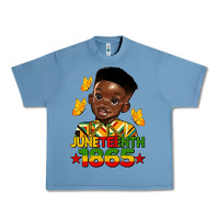 Pebble Blue juneteenth 1865 black boy Urban Heavy Tee - HRA Design Shop