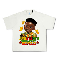 Pistachio juneteenth 1865 black boy Urban Heavy Tee - HRA Design Shop