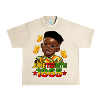 Sandshell juneteenth 1865 black boy Urban Heavy Tee - HRA Design Shop
