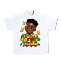 White juneteenth 1865 black boy Urban Heavy Tee - HRA Design Shop