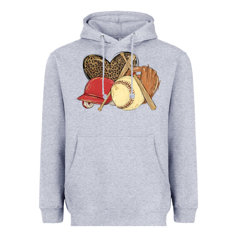Softball Heavyweight Hoodie by MaliasSmallBusiness | Teevron