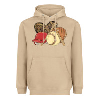 Mushroom softball Heavyweight Hoodie - MaliasSmallBusiness