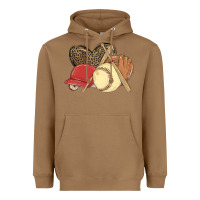 Toasted Coconut softball Heavyweight Hoodie - MaliasSmallBusiness