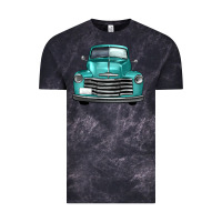 Cloud Black western truck front view Vintage Tee - FaDigitalArtStudio