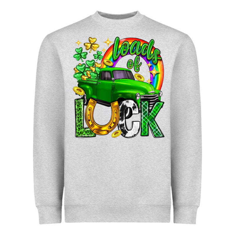 Loads Of Luck Truck St. Patricks Day Heavyweight Sweatshirt by Neo Western | Teevron