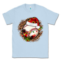 Dusty Blue Christmas baseball Classic Tee - JahusDesignShop