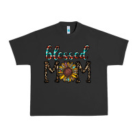 Pigment Black blessed mom Urban Heavy Tee - CowhideDigitalArt