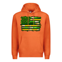 Carrot st patrick's day american flag Premium Hoodie - Artiststas