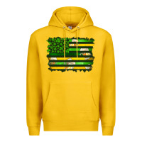 Lemon st patrick's day american flag Premium Hoodie - Artiststas