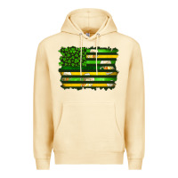 Pina Colada st patrick's day american flag Premium Hoodie - Artiststas