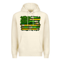 Sandshell st patrick's day american flag Premium Hoodie - Artiststas