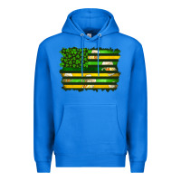 True Royal st patrick's day american flag Premium Hoodie - Artiststas