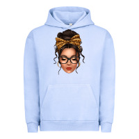 Pigment Grape Ice caucasian leopard messy bun Urban Hoodie - texasbilliewilder