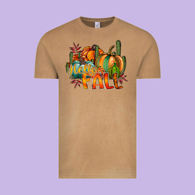 Hallo Fall Vintage Tee Designed By Racoondesign