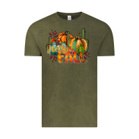 Vintage Olive hallo fall Vintage Tee - RacoonDesign