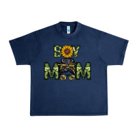 Navy boy mom Urban Heavy Tee - CowhideDigitalArt