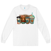 White serape floral longhaired cow coffee cups Long Sleeve Tee - Jasminsmagicworld