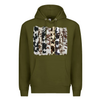 Army Green cowhide brushstroke Premium Hoodie - AdoDesignShop