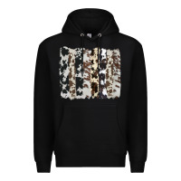 Black cowhide brushstroke Premium Hoodie - AdoDesignShop