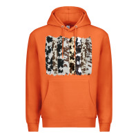 Carrot cowhide brushstroke Premium Hoodie - AdoDesignShop