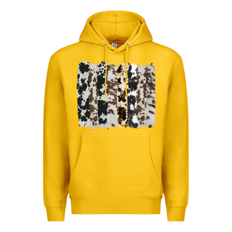 Cowhide Brushstroke Premium Hoodie by AdoDesignShop | Teevron