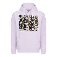 Lilac cowhide brushstroke Premium Hoodie - AdoDesignShop