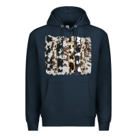 Navy cowhide brushstroke Premium Hoodie - AdoDesignShop