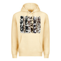 Pina Colada cowhide brushstroke Premium Hoodie - AdoDesignShop