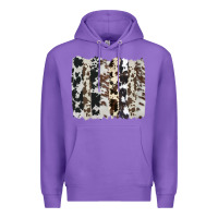Purple cowhide brushstroke Premium Hoodie - AdoDesignShop