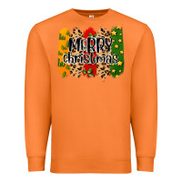 Carrot merry christmas brushstrokes Premium Sweatshirt - MaliasSmallBusiness