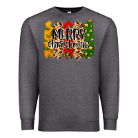 Charcoal Heather merry christmas brushstrokes Premium Sweatshirt - MaliasSmallBusiness