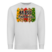 Dove Grey merry christmas brushstrokes Premium Sweatshirt - MaliasSmallBusiness
