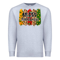 Heather Grey merry christmas brushstrokes Premium Sweatshirt - MaliasSmallBusiness