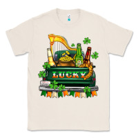 Natural lucky truck with flags and beers Classic Tee - AdoDesignShop