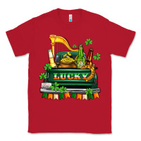 Red lucky truck with flags and beers Classic Tee - AdoDesignShop