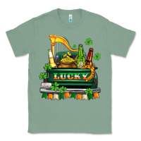 Sage lucky truck with flags and beers Classic Tee - AdoDesignShop