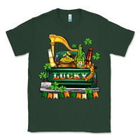 Sports Green lucky truck with flags and beers Classic Tee - AdoDesignShop