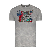 Cloud Rock wild and free Vintage Tee - CowhideDigitalArt