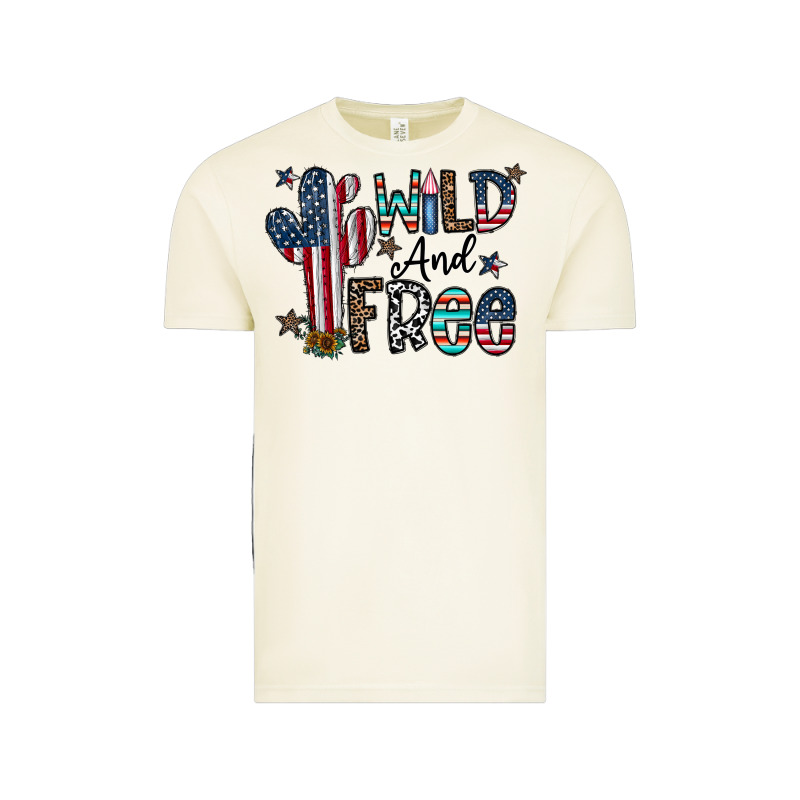 Wild And Free Vintage Tee by CowhideDigitalArt | Teevron