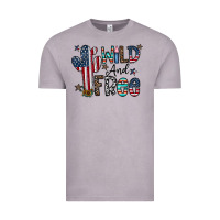 Vintage Zinc wild and free Vintage Tee - CowhideDigitalArt