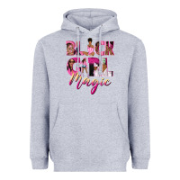 Heather Grey black girl magic Heavyweight Hoodie - NancyCooperArtShop