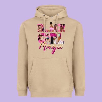 Black Girl Magic Heavyweight Hoodie Designed By Nancycooperartshop