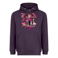 Plum black girl magic Heavyweight Hoodie - NancyCooperArtShop