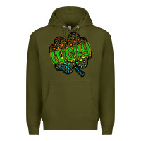Army Green lucky st patrick s day Premium Hoodie - Artiststas
