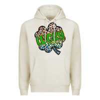 Oatmeal Heather lucky st patrick s day Premium Hoodie - Artiststas