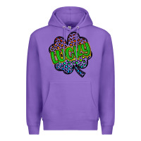 Purple lucky st patrick s day Premium Hoodie - Artiststas