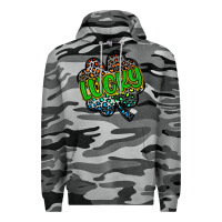 Slate Camo lucky st patrick s day Premium Hoodie - Artiststas